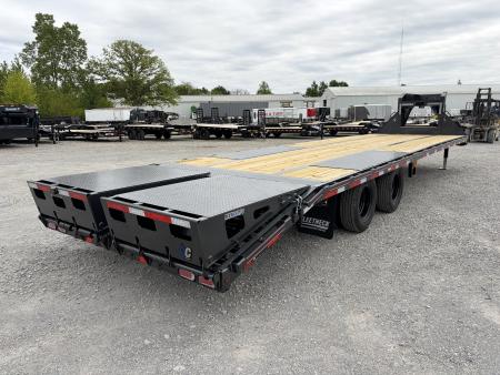 New 2026 Diamond C Trailers FMAX210L32X102MR (27' + 5' X 102") 25K Max Ramp Flatbed Trailer