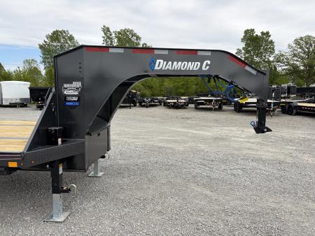 New 2026 Diamond C Trailers FMAX210L32X102MR (27' + 5' X 102") 25K Max Ramp Flatbed Trailer