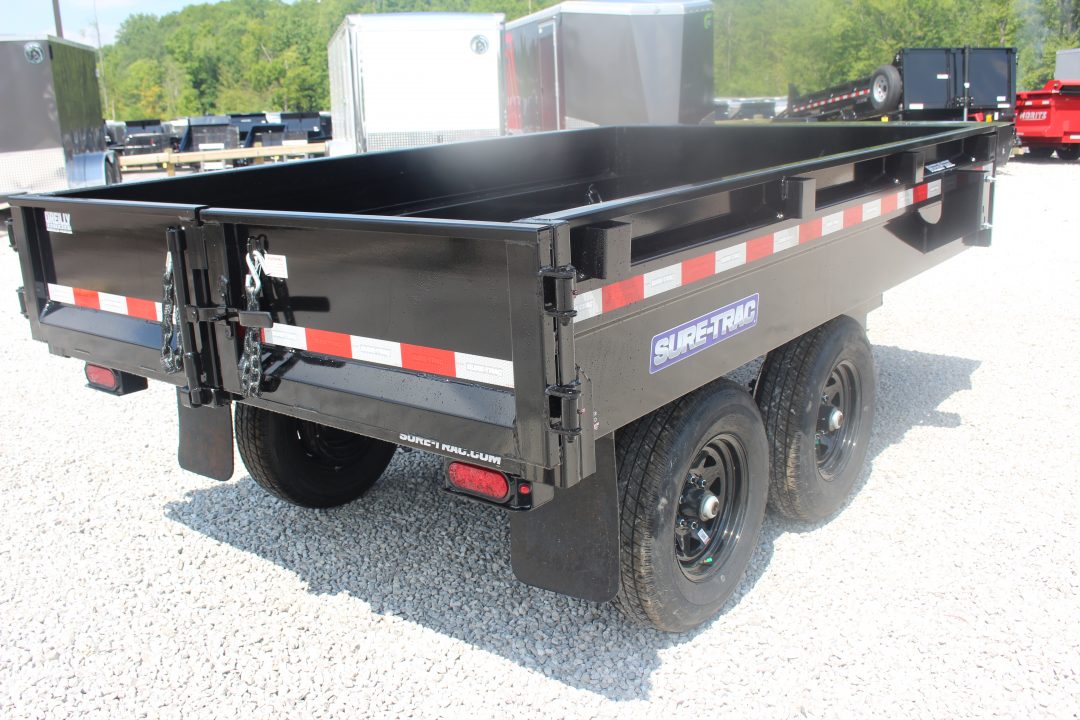 New 2026 Sure-Trac 6' x 10' Deckover Dump Trailer - 9900# GVW