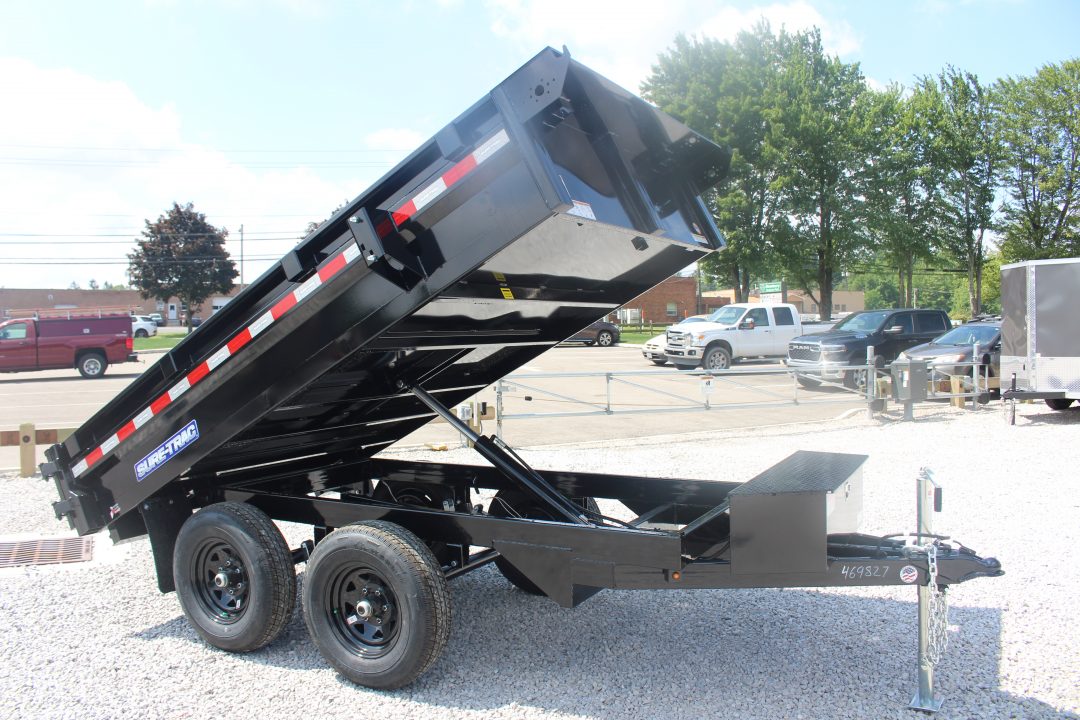 New 2026 Sure-Trac 6' x 10' Deckover Dump Trailer - 9900# GVW