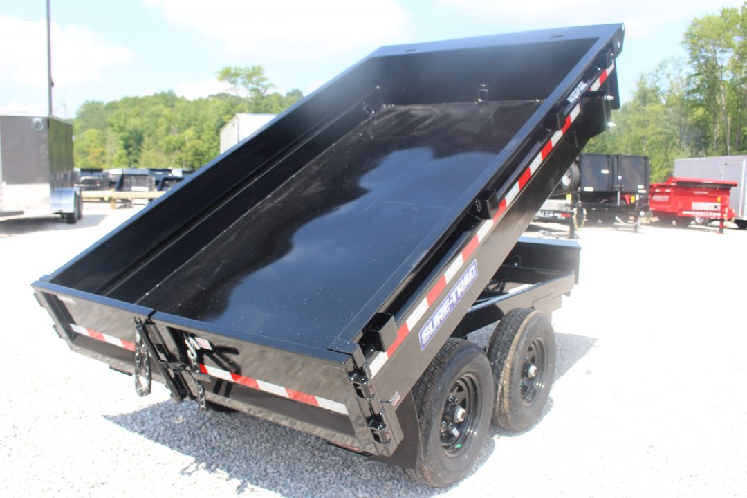 New 2026 Sure-Trac 6' x 10' Deckover Dump Trailer - 9900# GVW