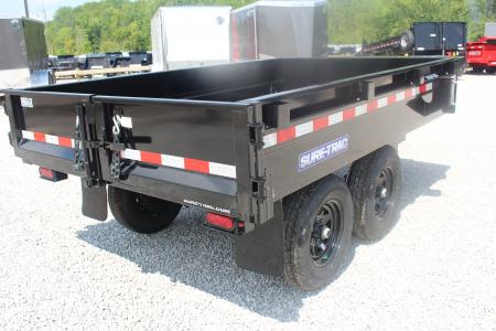 New 2026 Sure-Trac 6' x 10' Deckover Dump Trailer - 9900# GVW