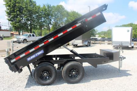 New 2026 Sure-Trac 6' x 10' Deckover Dump Trailer - 9900# GVW