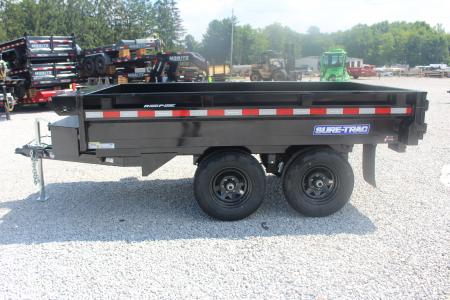 New 2026 Sure-Trac 6' x 10' Deckover Dump Trailer - 9900# GVW