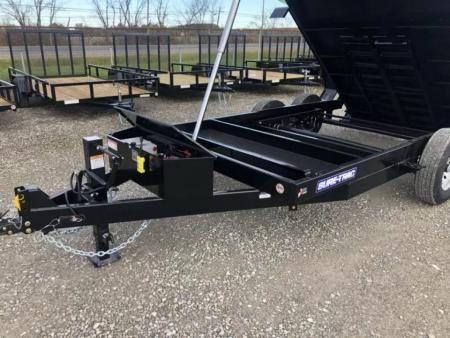 New 2026 Sure-Trac 82"x14 14K Low Pro Telescopic Loaded Dump Trailer