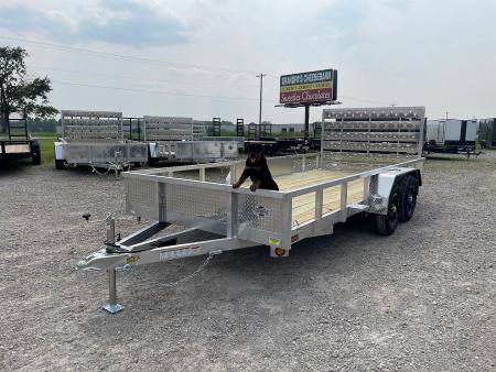 New 2026 QSA 80 x16' Aluminum UTV Trailer