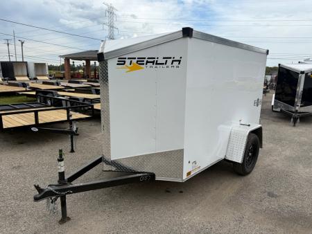 New 2026 5 X 8 Stealth Enclosed Trailer with Ramp