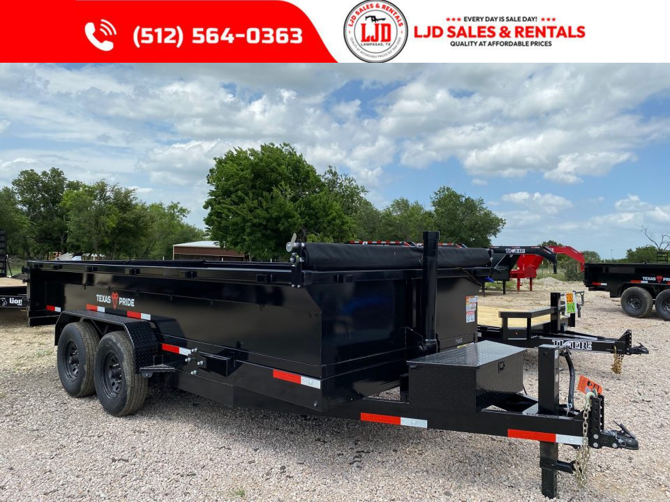 New 2026 Texas Pride Trailers Dump Trailer - 16 x 2 - 14K GVWR Dump Trailer