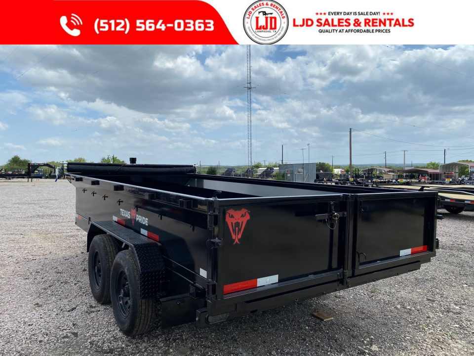 New 2026 Texas Pride Trailers Dump Trailer - 16 x 2 - 14K GVWR Dump Trailer