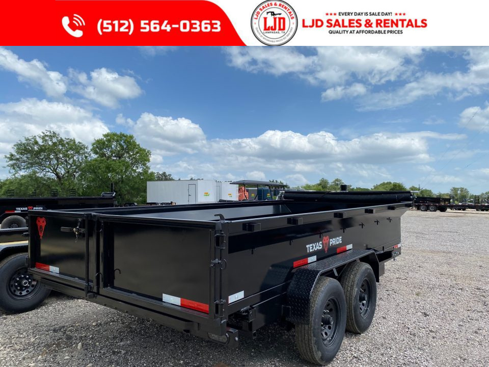 New 2026 Texas Pride Trailers Dump Trailer - 16 x 2 - 14K GVWR Dump Trailer