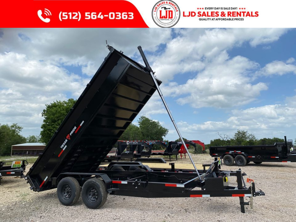 New 2026 Texas Pride Trailers Dump Trailer - 16 x 2 - 14K GVWR Dump Trailer