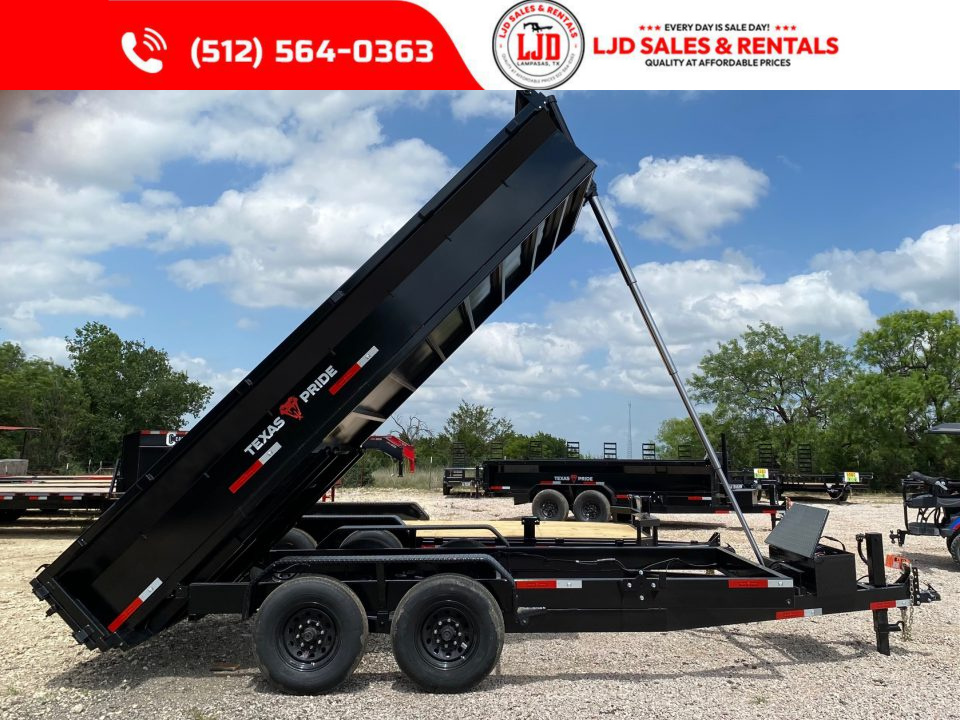 New 2026 Texas Pride Trailers Dump Trailer - 16 x 2 - 14K GVWR Dump Trailer