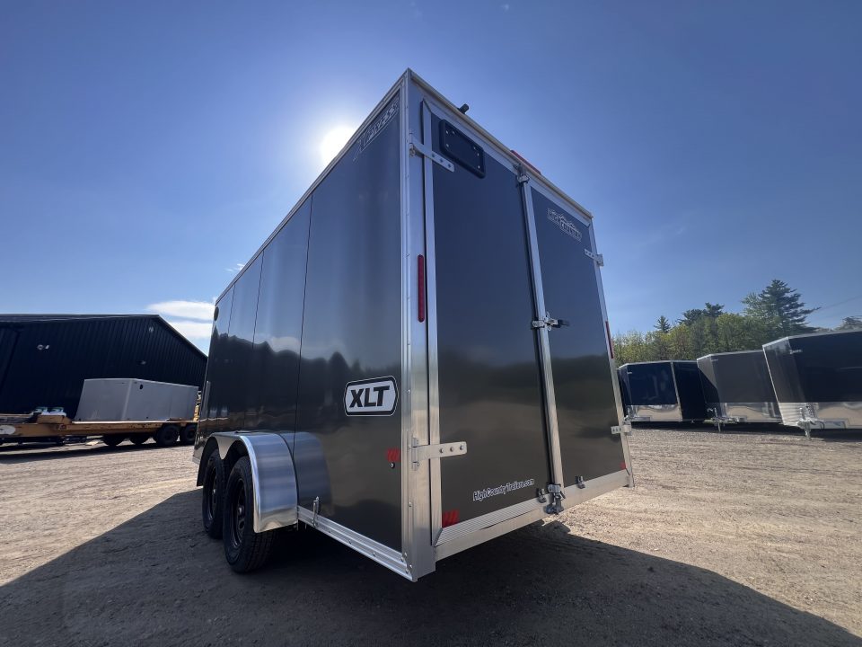 New 2026 High Country 7x16 + 18" V-Nose/ XLT Aluminum trailer /Barn Door/ 7'interior -7000GVW