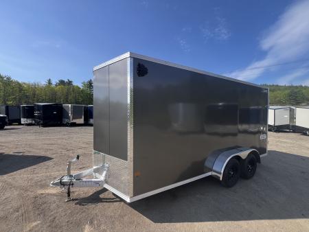New 2026 High Country 7x16 + 18" V-Nose/ XLT Aluminum trailer /Barn Door/ 7'interior -7000GVW
