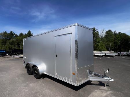 New 2026 High Country 7x16 + 18  V-Nose/ XLT Aluminum trailer /Barn Door/ 7'interior -7000GVW