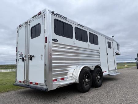 New 2027 Cimarron Trailers 3 Horse Gooseneck Horse Trailer