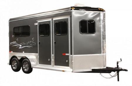 New Homesteader 214FB 2 Horse Direct Load Warmblood Horse Trailer