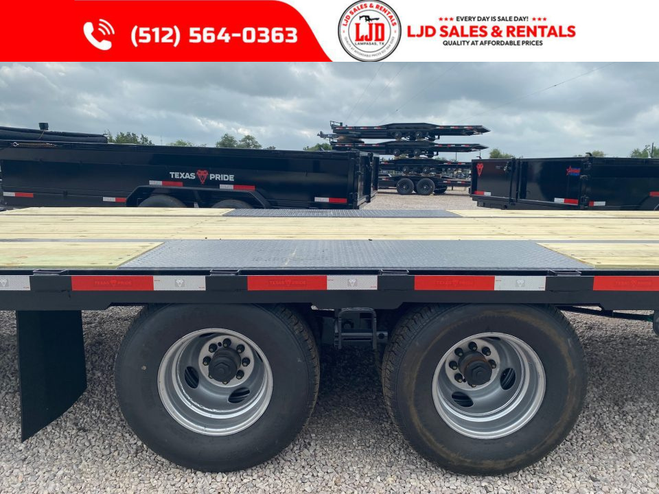 New 2026 Texas Pride Trailers Gooseneck Flatbed Equipment Trailer