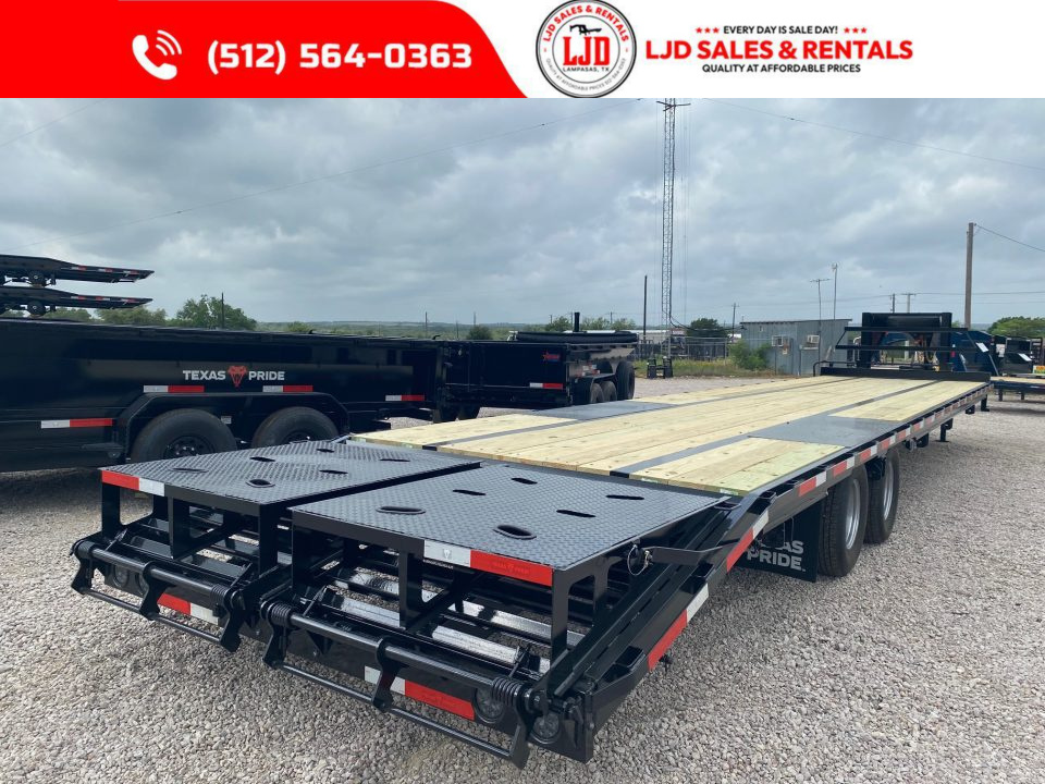New 2026 Texas Pride Trailers Gooseneck Flatbed Equipment Trailer