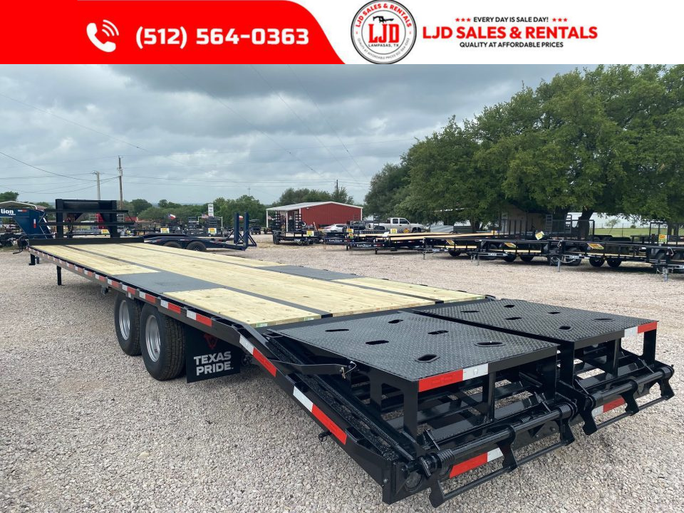 New 2026 Texas Pride Trailers Gooseneck Flatbed Equipment Trailer