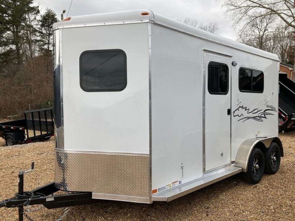 New Homesteader 214FB 2 Horse Direct Load Warmblood Horse Trailer