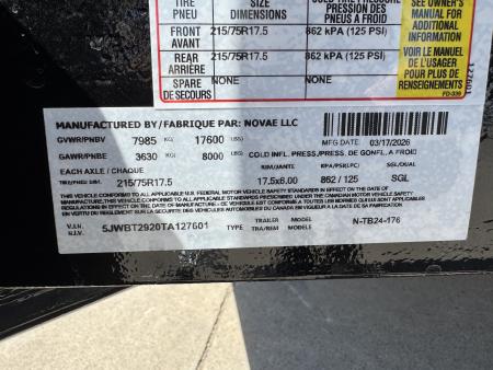 New 2026 Midsota TB-24 17.6k Tilt Trailer