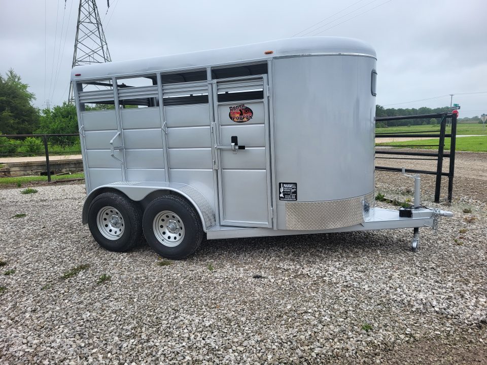 New 2026 Maxwell 12 Foot Bumper Stock / Stock Combo Trailer