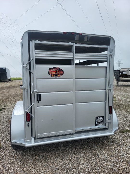New 2026 Maxwell 12 Foot Bumper Stock / Stock Combo Trailer
