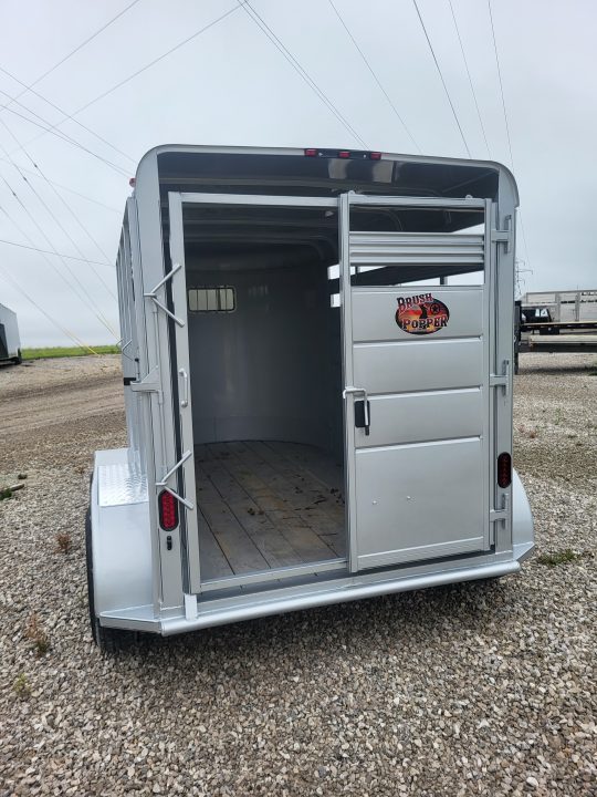 New 2026 Maxwell 12 Foot Bumper Stock / Stock Combo Trailer