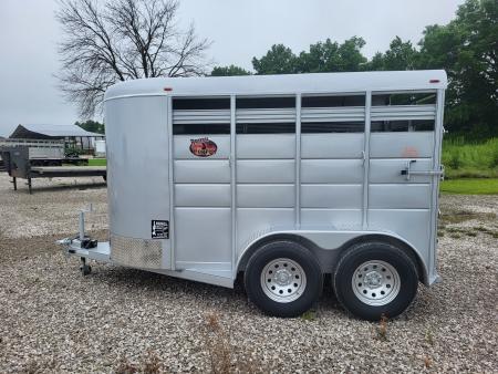 New 2026 Maxwell 12 Foot Bumper Stock / Stock Combo Trailer