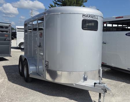New 2026 Maxwell 12 Foot Bumper Stock / Stock Combo Trailer