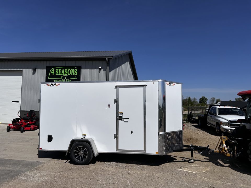 New 2026 H&H Trailers 6X12 6'6" INTERIOR RAMP DOOR Cargo / Enclosed Trailer