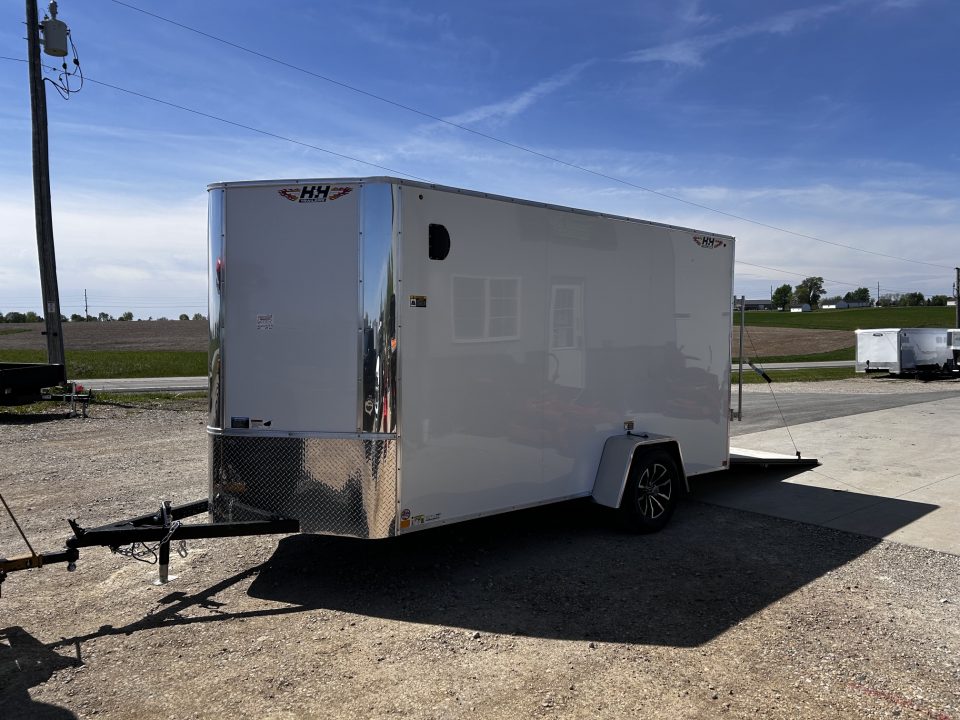 New 2026 H&H Trailers 6X12 6'6" INTERIOR RAMP DOOR Cargo / Enclosed Trailer
