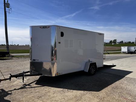 New 2026 H&H Trailers 6X12 6'6" INTERIOR RAMP DOOR Cargo / Enclosed Trailer