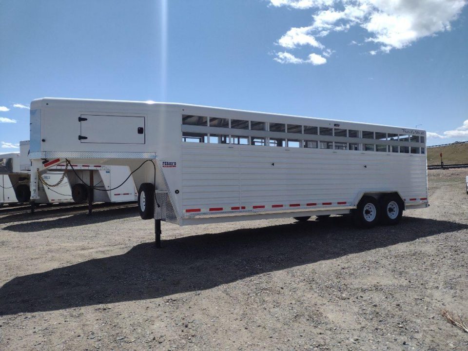 New 2027 Trails West Hotshot 24' Stock Trailer