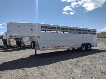 New 2027 Trails West Hotshot 24' Stock Trailer