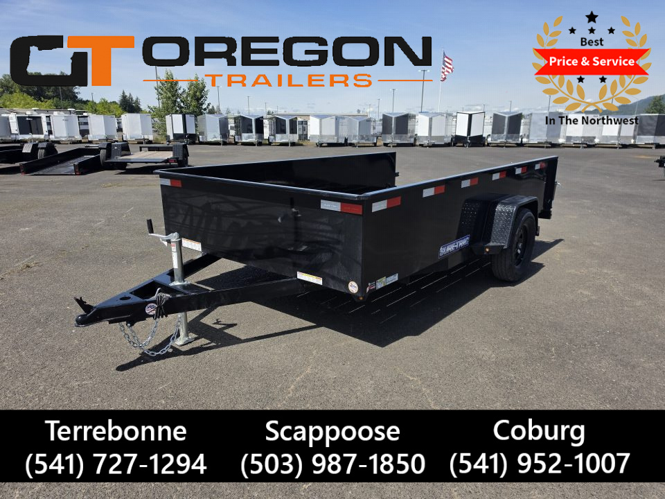New 2026 Sure-Trac 7x12 High Side 24  Utility Trailer 3K GVWR