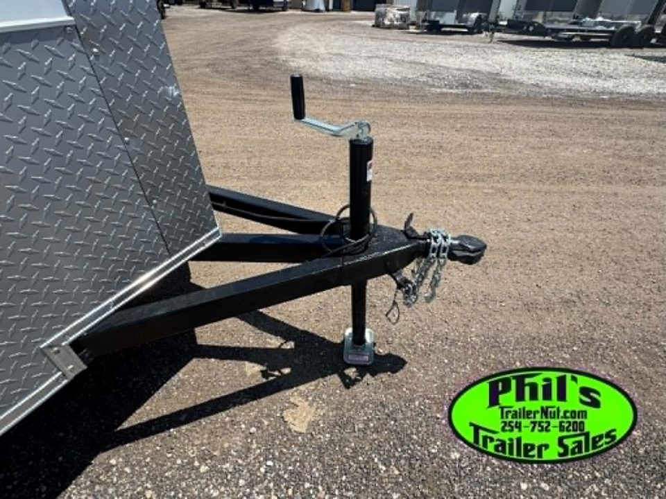 New 2026 6X12 ENCLOSED TRAILER Cargo / Enclosed Trailer REAR WING & SCREWLESS .080 EXTERIOR!