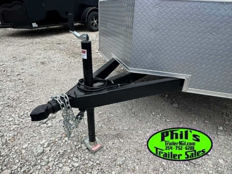 New 2026 6X12 ENCLOSED TRAILER Cargo / Enclosed Trailer REAR WING & SCREWLESS .080 EXTERIOR!