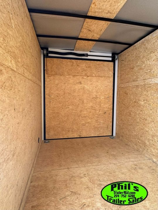 New 2026 6X12 ENCLOSED TRAILER Cargo / Enclosed Trailer REAR WING & SCREWLESS .080 EXTERIOR!