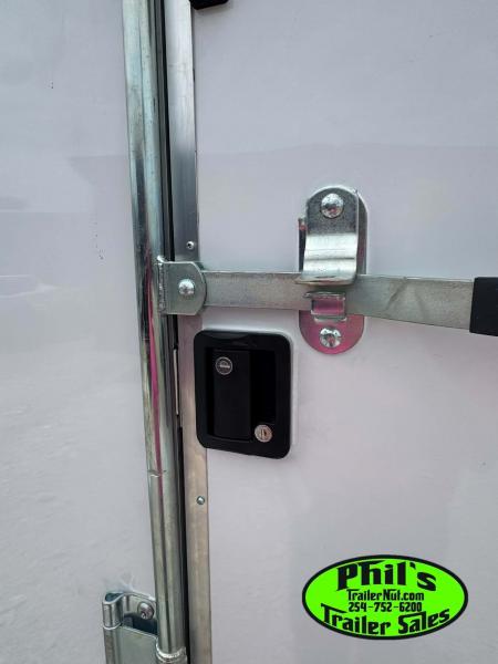 New 2026 6X12 ENCLOSED TRAILER Cargo / Enclosed Trailer REAR WING & SCREWLESS .080 EXTERIOR!
