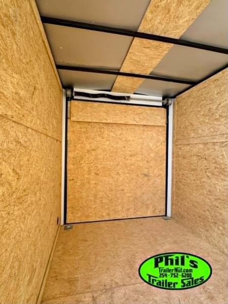 New 2026 6X12 ENCLOSED TRAILER Cargo / Enclosed Trailer REAR WING & SCREWLESS .080 EXTERIOR!