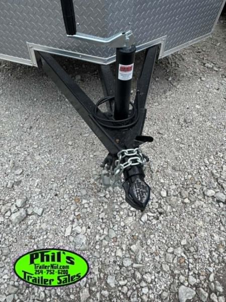 New 2026 6X12 ENCLOSED TRAILER Cargo / Enclosed Trailer REAR WING & SCREWLESS .080 EXTERIOR!