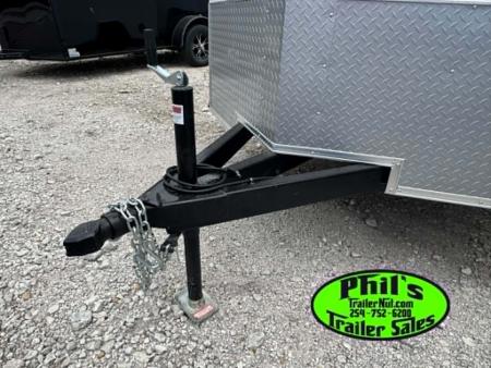 New 2026 6X12 ENCLOSED TRAILER Cargo / Enclosed Trailer REAR WING & SCREWLESS .080 EXTERIOR!