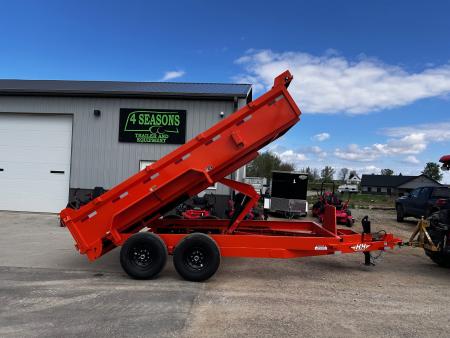 New 2026 H&H Trailers 82 X14' BP TARP/RAMPS 14K INDUSTRIAL Dump Trailer