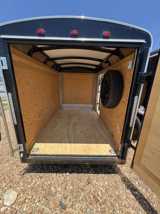Used 2021 Interstate Cargo 5x8 Single Axle Enclosed Trailer w/Rear Ramp Cargo / Enclosed Trailer