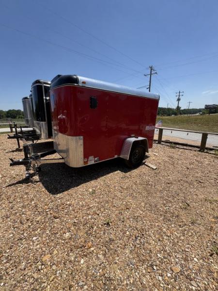 Used 2026 Interstate Cargo 5x8 Single Axle Enclosed Trailer w/Rear Ramp Cargo / Enclosed Trailer