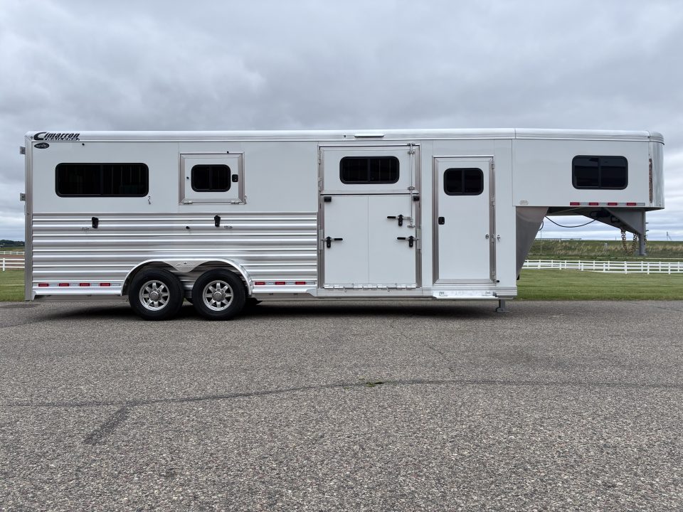 New 2027 Cimarron Trailers 2 + 1 Horse Trailer