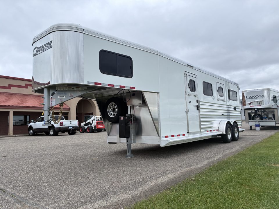 New 2027 Cimarron Trailers 2 + 1 Horse Trailer