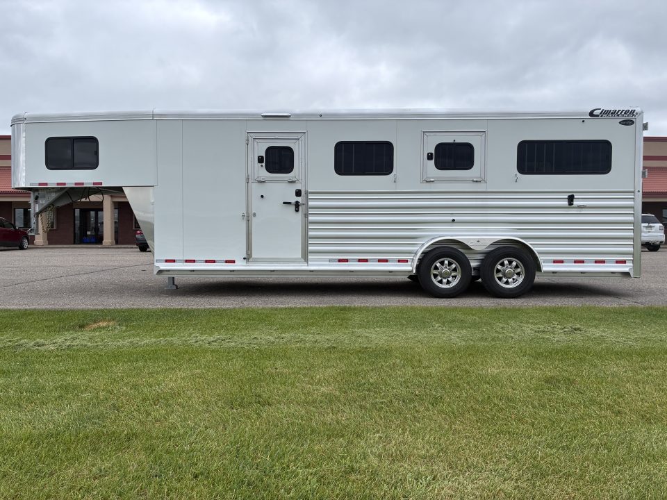 New 2027 Cimarron Trailers 2 + 1 Horse Trailer
